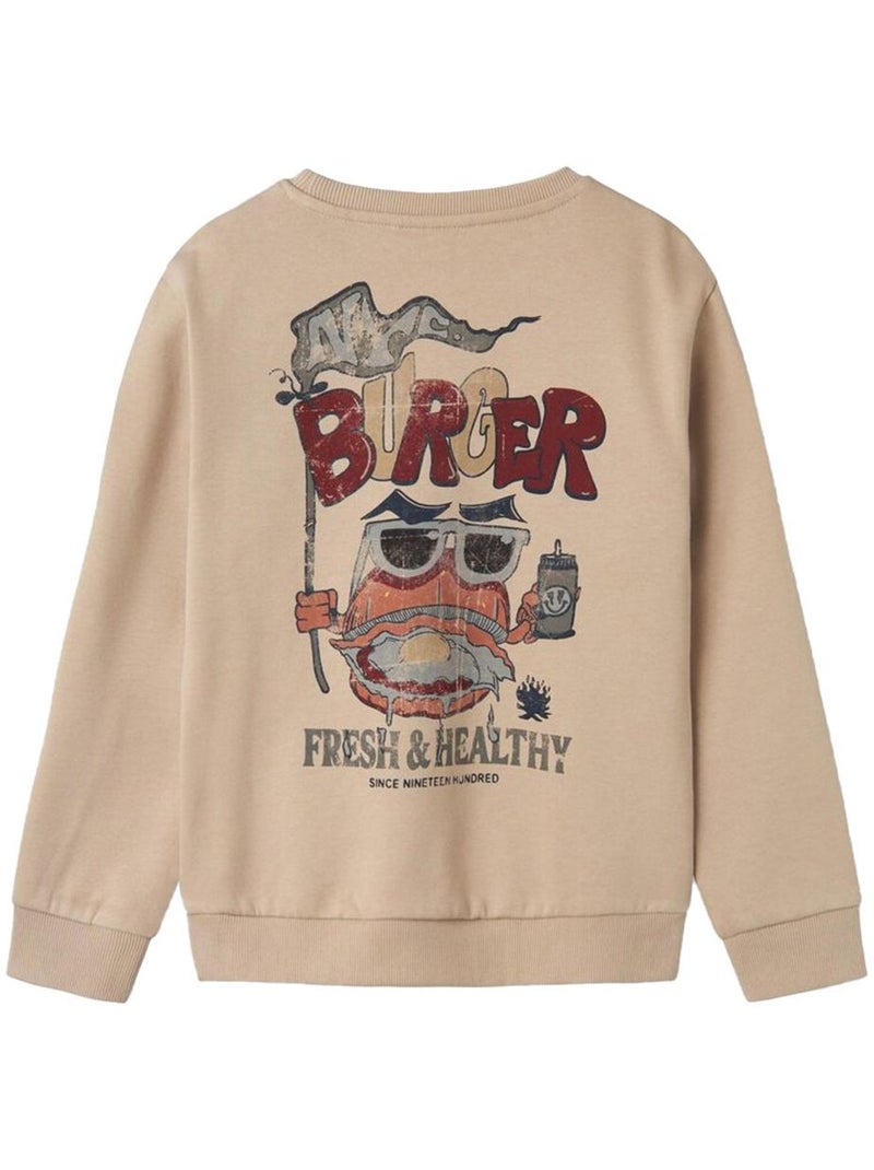 Name It Tegeo Beige Jongens Sweatshirt Beige - Kiabi