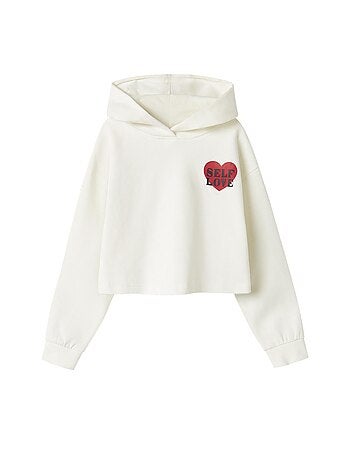 Name it terren meisjes hoodie wit