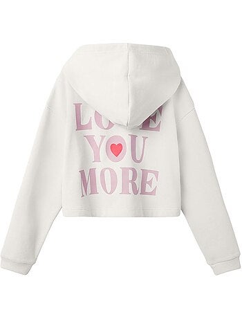 Name it terren meisjes hoodie wit