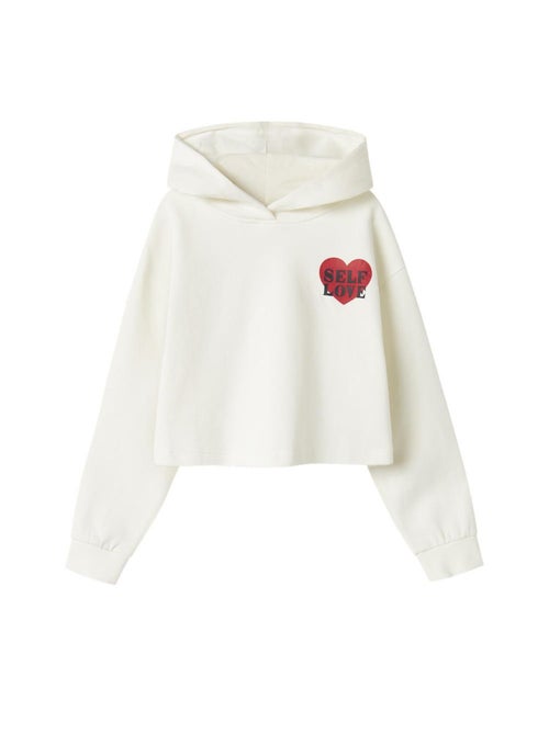 Name It Terren Meisjes Hoodie Wit - Kiabi Name It Terren Meisjes Hoodie Wit - Kiabi