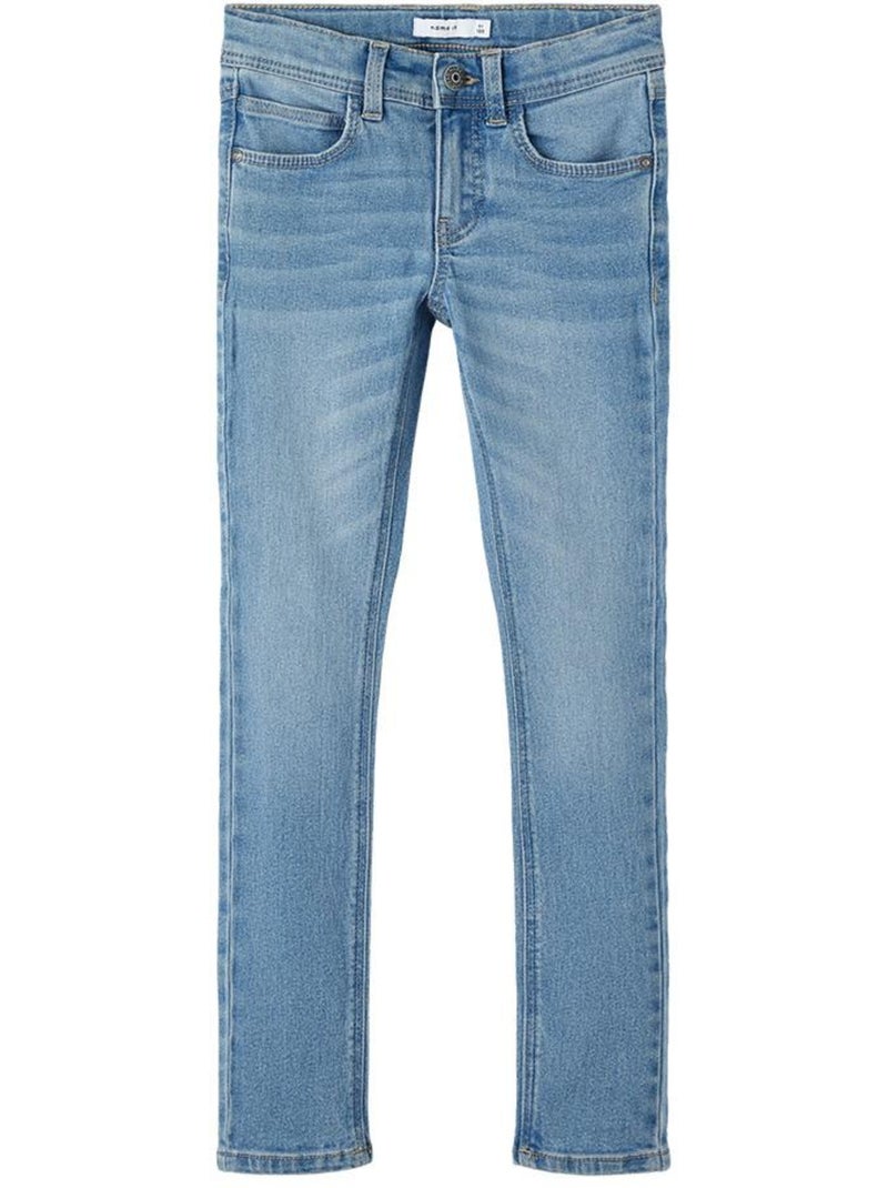 Name It Theos Slim Fit Jeans voor Meisjes - Blauw Blauw - Kiabi