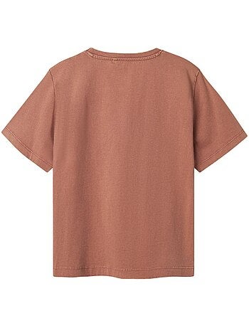Name it tialfa t-shirt voor jongens - roestbruin