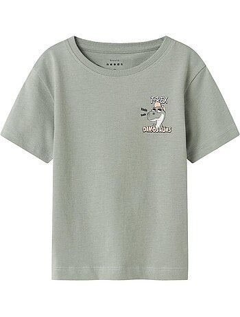 Name it vagnos t-shirt groen voor jongens