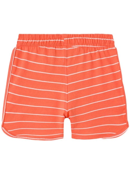 Name It Vamaja Gestreepte Korte Broek Koraal voor Meisjes - Kiabi Name It Vamaja Gestreepte Korte Broek Koraal voor Meisjes - Kiabi