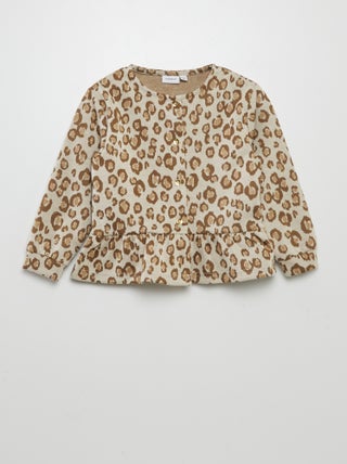 'Name it'-vestje met luipaardprint