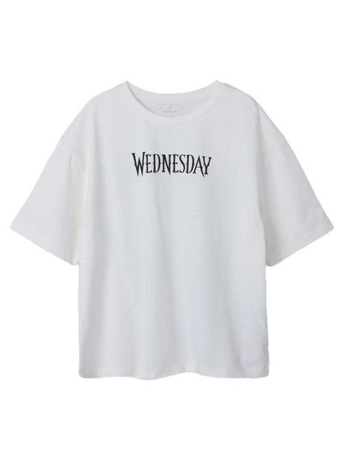 Name it Wednesday T-shirt Wit voor Meisjes - Kiabi Name it Wednesday T-shirt Wit voor Meisjes - Kiabi