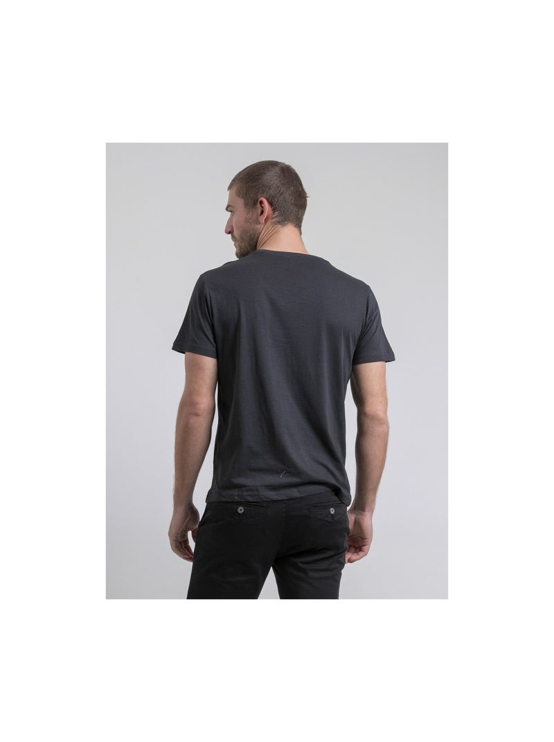 Napamox t-shirt met ronde hals van puur katoen Antracietgrijs - Kiabi