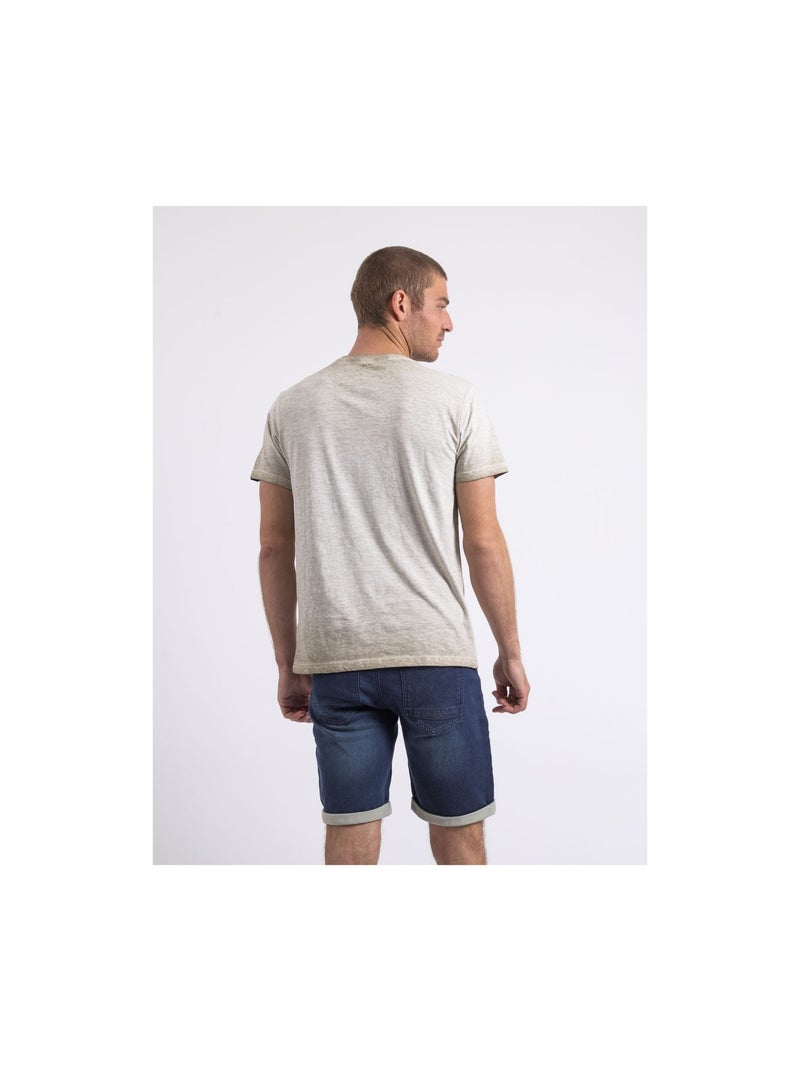 Naparot t-shirt met ronde hals Beige - Kiabi
