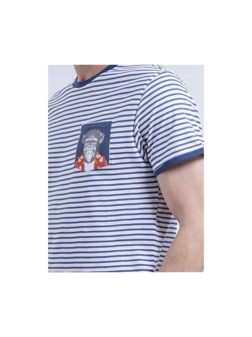 Napisinge t-shirt met ronde hals - Kiabi Napisinge t-shirt met ronde hals - Kiabi