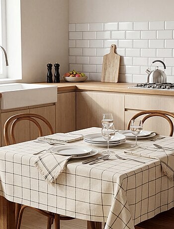 Nappe à carreaux 150x300 cm