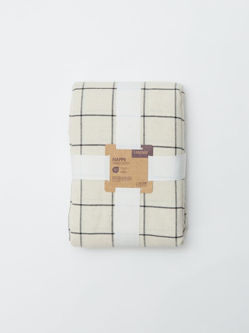 Nappe à carreaux 150x300 cm - Kiabi Nappe à carreaux 150x300 cm - Kiabi