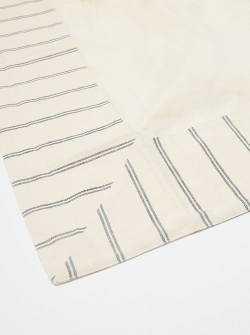 Nappe à rayures en coton (150x200 cm) - Kiabi Home - Kiabi
