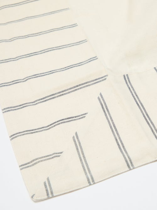 Nappe à rayures en coton (150x300 cm) - Kiabi Home - Kiabi