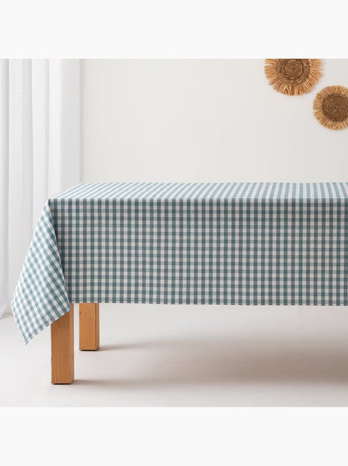 Nappe anti-taches à carreaux vichy, tissée, toucher textile - Gamusi. - Kiabi Nappe anti-taches à carreaux vichy, tissée, toucher textile - Gamusi. - Kiabi