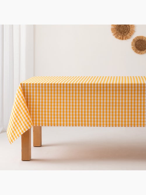 Nappe anti-taches à carreaux vichy, tissée, toucher textile - Gamusi. - Kiabi Nappe anti-taches à carreaux vichy, tissée, toucher textile - Gamusi. - Kiabi