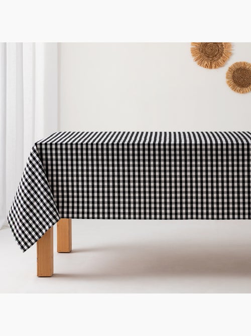 Nappe anti-taches à carreaux vichy, tissée, toucher textile - Gamusi. - Kiabi Nappe anti-taches à carreaux vichy, tissée, toucher textile - Gamusi. - Kiabi