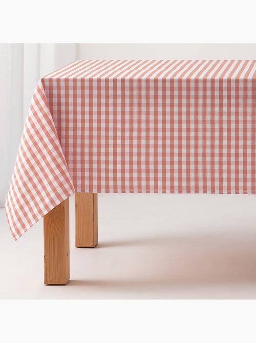 Nappe anti-taches à carreaux vichy, tissée, toucher textile - Gamusi. - Kiabi Nappe anti-taches à carreaux vichy, tissée, toucher textile - Gamusi. - Kiabi