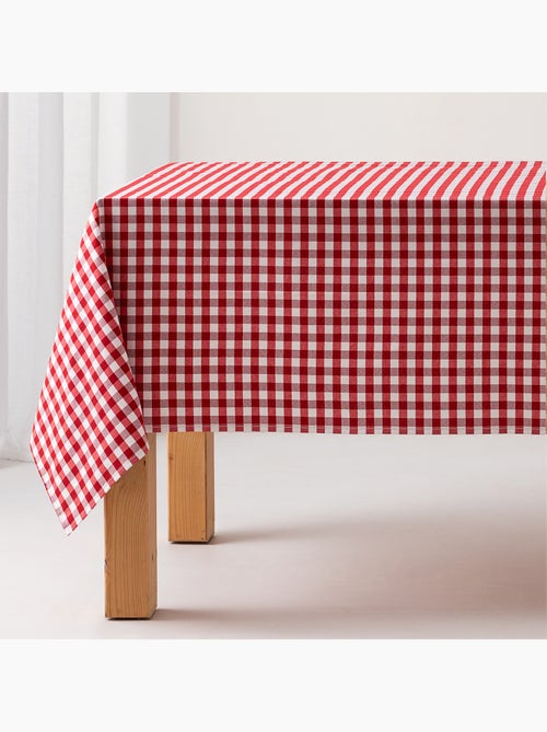 Nappe anti-taches à carreaux vichy, tissée, toucher textile - Gamusi. - Kiabi Nappe anti-taches à carreaux vichy, tissée, toucher textile - Gamusi. - Kiabi