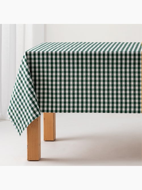 Nappe anti-taches à carreaux vichy, tissée, toucher textile - Gamusi. - Kiabi Nappe anti-taches à carreaux vichy, tissée, toucher textile - Gamusi. - Kiabi