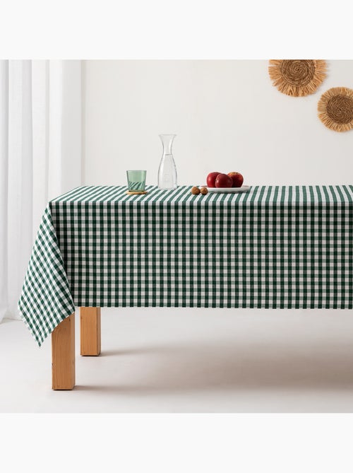 Nappe anti-taches à carreaux vichy, tissée, toucher textile - Gamusi. - Kiabi Nappe anti-taches à carreaux vichy, tissée, toucher textile - Gamusi. - Kiabi