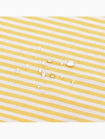 Nappe anti-taches en coton à fines rayures - gamusi.