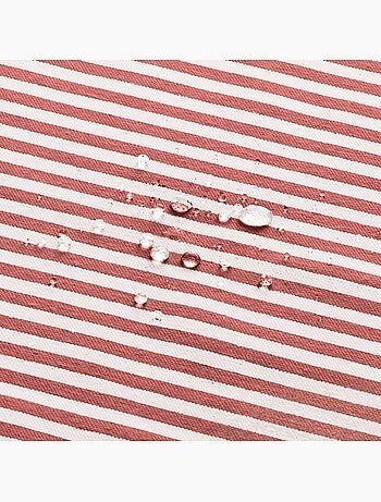 Nappe anti-taches en coton à fines rayures - gamusi.