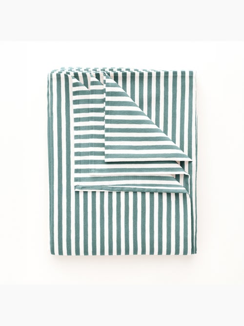 Nappe anti-taches en coton à fines rayures - gamusi. - Kiabi