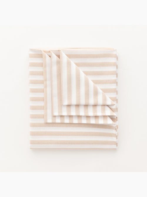 Nappe anti-taches en coton à larges rayures - gamusi. - Kiabi
