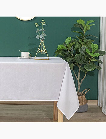 Nappe anti tâches et infroissable - effet chiné