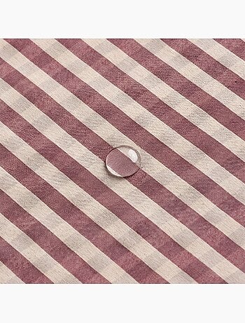 Nappe antitache à carreaux vichy. Mélange de coton et lin tissé, toucher naturel - Gamusi.