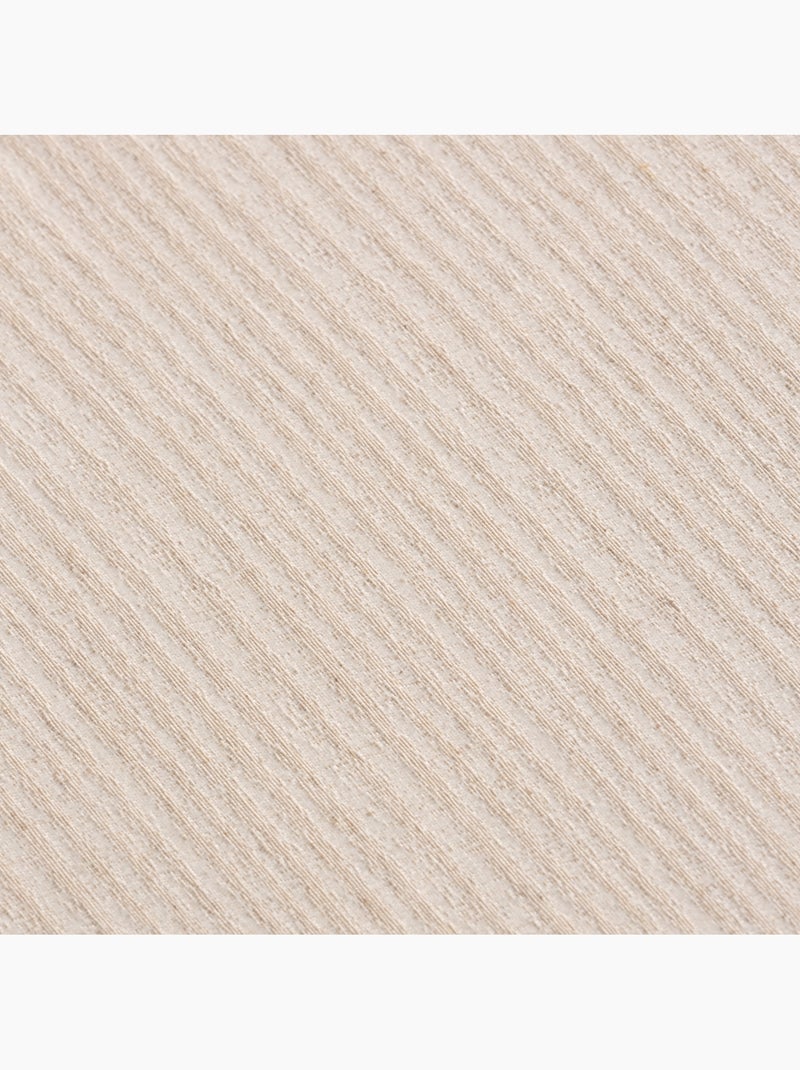 Nappe antitache avec tissu texturé à fines rayures - Gamusi. Beige - Kiabi