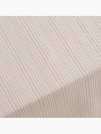 Nappe antitache avec tissu texturé à fines rayures - Gamusi.
