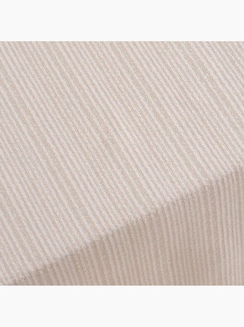 Nappe antitache avec tissu texturé à fines rayures - Gamusi. - Kiabi