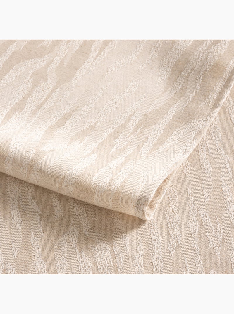 Nappe antitache avec tissu texturé effet veiné - Gamusi. Ocre - Kiabi