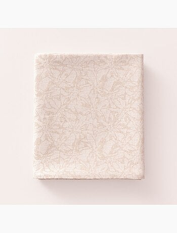 Nappe antitache avec tissu texturé floral - Gamusi.