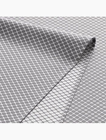 Nappe antitache avec tissu texturé, motif à carreaux quadrillés - Gamusi.