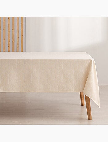 Nappe antitache avec tissu texturé, motif géométrique - Gamusi.