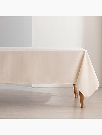 Nappe antitache avec tissu texturé, motif nid d'abeille - Gamusi.