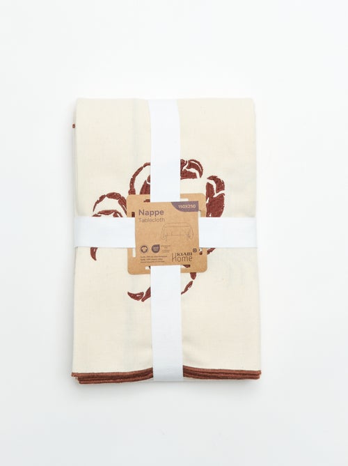 Nappe avec crabe brodé - Kiabi