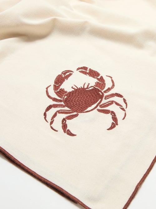 Nappe avec crabe brodé - Kiabi