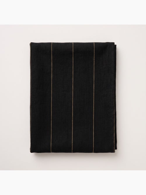 Nappe de noël en coton à rayures avec fil lurex en relief - gamusi. - Kiabi Nappe de noël en coton à rayures avec fil lurex en relief - gamusi. - Kiabi