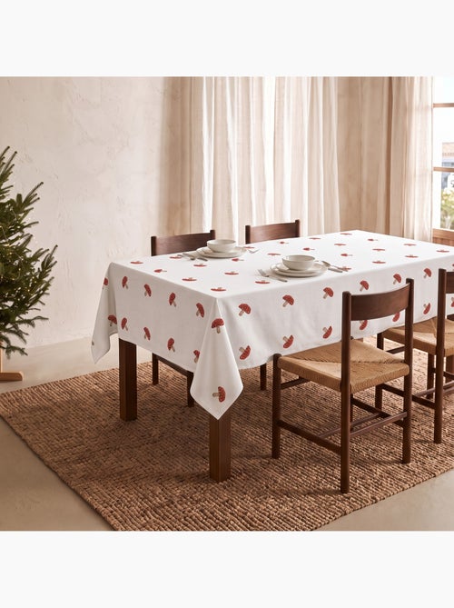 Nappe de noël imperméable avec imprimé champignons - gamusi. - Kiabi Nappe de noël imperméable avec imprimé champignons - gamusi. - Kiabi