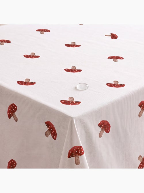 Nappe de noël imperméable avec imprimé champignons - gamusi. - Kiabi Nappe de noël imperméable avec imprimé champignons - gamusi. - Kiabi
