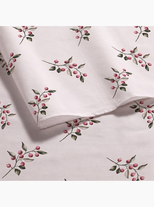 Nappe de noël imperméable avec imprimé de branches de houx - gamusi. - Kiabi Nappe de noël imperméable avec imprimé de branches de houx - gamusi. - Kiabi