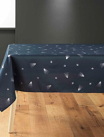 Nappe de Noël Sapin argenté