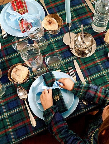 Nappe de table tartan 'Kiabi & Catherine Painvin' en coton 150x250 cm