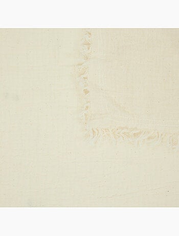 Nappe en gaze de coton à franges vela
