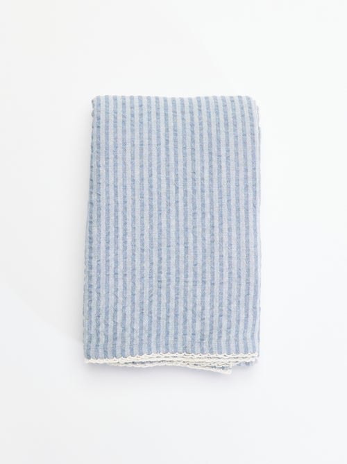 Nappe en tissu gaufré en seersucker - Kiabi Nappe en tissu gaufré en seersucker - Kiabi