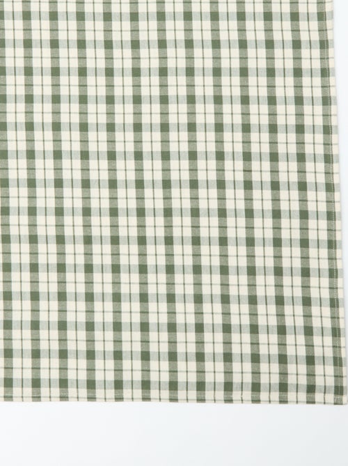 Nappe imprimée à carreaux (150x150 cm) - Kiabi Home - Kiabi