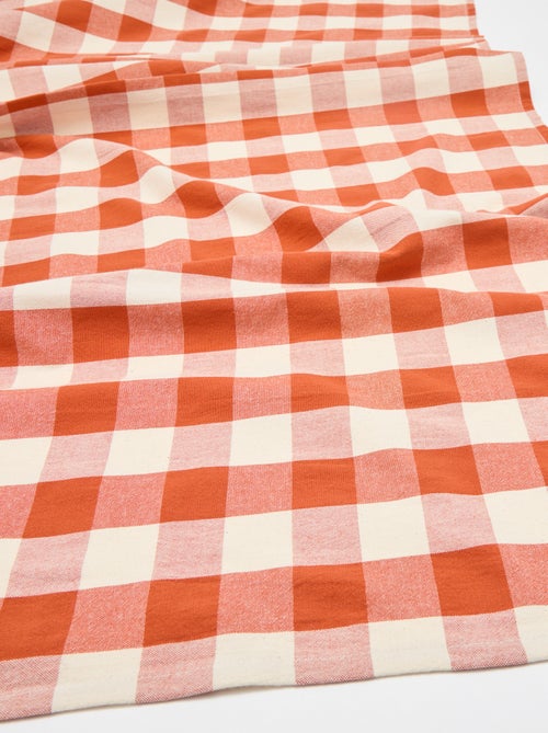 Nappe imprimée à carreaux (150x250 cm) - Kiabi Home - Kiabi